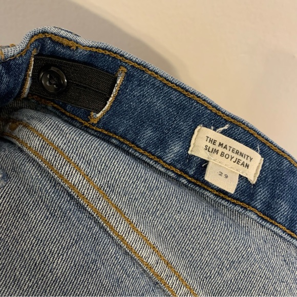 Madewell The Maternity Side-Panel Slim Boyjean: Adjustable Edition, Size 29 - Picture 8 of 12